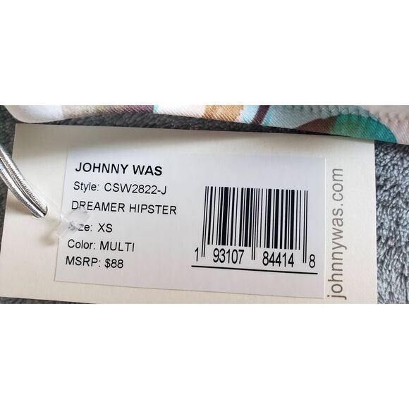 JOHNNY WAS DREAMER HIPSTERBIKINI BOTTOMS NEW WITH TAGS SZ XS - Picture 7 of 7